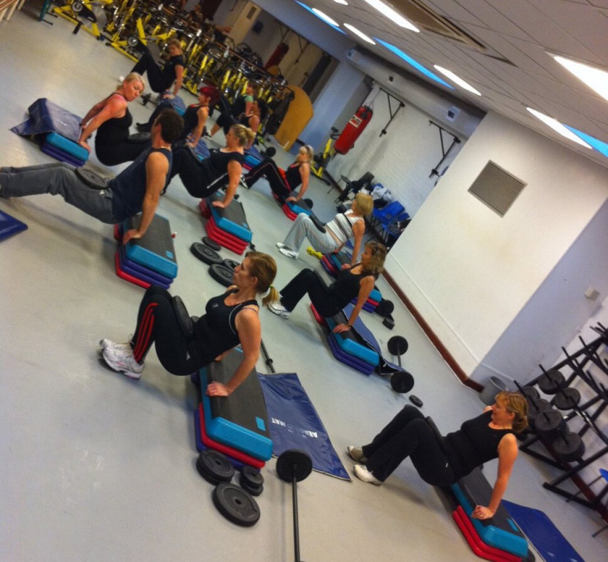 Exrecise class at leisure centre